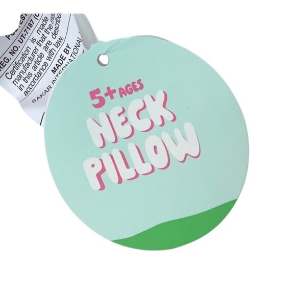 Seahorse Shaped Neck Travel Pillow For Kids Ages 5+ Vivitar NEW NWT - Picture 2 of 3